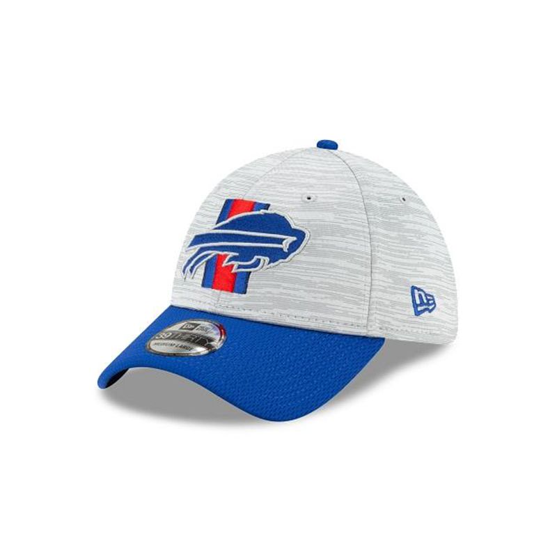 NFL Buffalo Bills Official Training 39Thirty Stretch Fit (QFV7417) - Blue New Era Caps